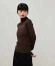 【WEB限定】ラメリブタートルネックプルオーバー