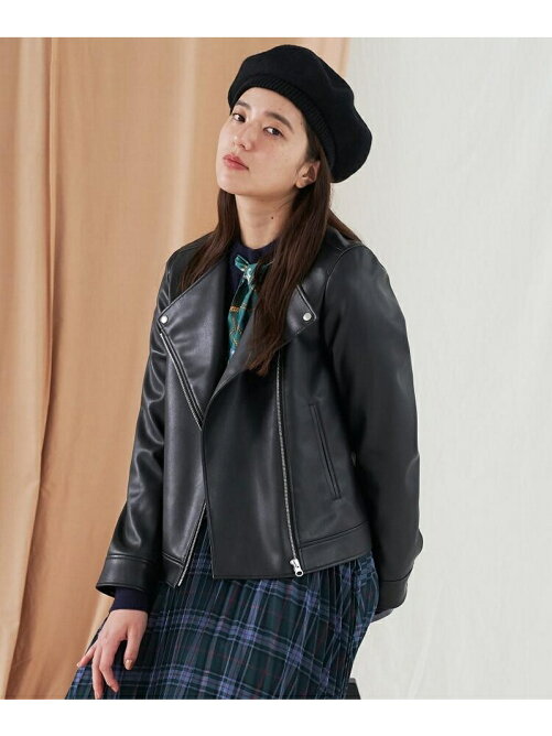 Ag By Aquagirl ノーカラーライダースジャケット Rakuten Fashion