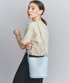 BEAUTY&YOUTH UNITED ARROWS 【一部別注】＜YAHKI＞ソフト ダブルフェイス ボトル ショルダーバッグ -2WAY- ビューティー＆ユース　ユナイテッドアローズ バッグ ショルダーバッグ ブルー ブラック【送料無料】