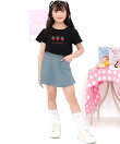 インナーパンツ付スカート ポケット ストレッチ 子供服 キッズ 女の子 Bee