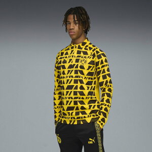 �ySALE�^30%OFF�zPUMA �����Y 2025-26 �h���g�����g �v���}�b�` �N�H�[�^�W�b�v �g�b�v BVB Warm Up 1/4 Zip Top �v�[�} �g�b�v�X �J�b�g�\�[�ET�V���c �C�G���[�y���������z
