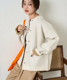 FREAK'S STORE 裏配色 スナップ ニット カーディガン【限定展開】 25AW フリークスストア トップス カーディガン グリーン オレンジ ブラック ピンク ブルー ベージュ【送料無料】