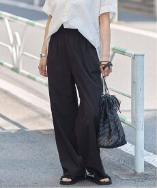 JOURNAL STANDARD 《追加5》【撥水/接触冷感/洗える/UVカット】リネンナイロンストレッチワイドパンツ ジャーナル スタンダード パンツ その他のパンツ ブラック ベージュ グレー【送料無料】