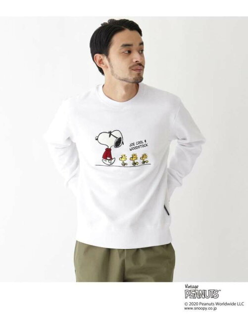 Base Station ピーナッツ Peanuts別注 スヌーピー スウェットクルーネック Rakuten Fashion 楽天ファッション 旧楽天ブランドアベニュー By05