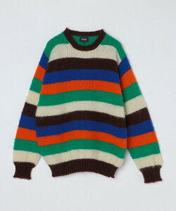 �ySALE�^30%OFF�zSHIPS MEN Drake's: STRIPE BRUSHED SHETLAND �V�b�v�X �g�b�v�X �j�b�g ���b�h�y���������z
