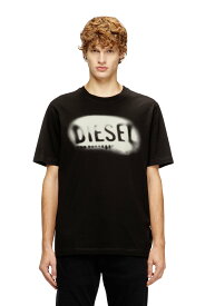 DIESEL メンズ Tシャツ T-ADJUST-V2 ディーゼル トップス カットソー・Tシャツ ブラック【送料無料】