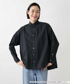 【SALE／33%OFF】NEMIKA オーバーサイズコットンシャツ【TICCA】 ネミカ トップス シャツ・ブラウス ブラック ホワイト【送料無料】