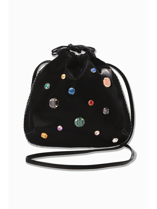 Rose Bud カラフルビジュー巾着ショルダーバッグ Rakuten Fashion 楽天ファッション 旧楽天ブランドアベニュー Dd4584