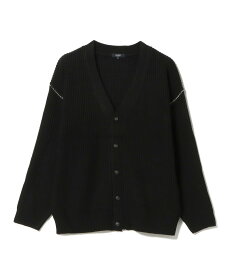 【SALE／70%OFF】BEAMS HEART BEAMS HEART / 片畔 ビッグ カーディガン ビームス アウトレット トップス ニット ブラック