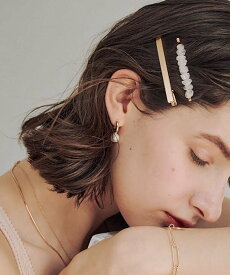 【SALE／27%OFF】ciite' ストレートヘアクリップ シーテ ヘアアクセサリー バレッタ・ヘアクリップ・ヘアピン ゴールド シルバー