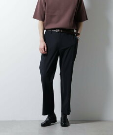 【SALE／50%OFF】NANO universe 「NTROUSERS PREMIUM」クールタッチストレッチストレートパンツ撥水(セットアップ可) ナノユニバース パンツ その他のパンツ ベージュ ブラック【送料無料】