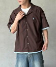 【U.S. POLO ASSN.】フェイクレイヤー半袖シャツ