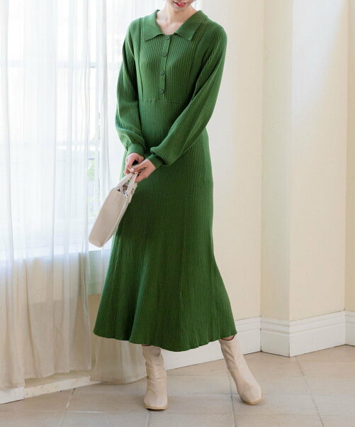 Archives 衿付きフレアニットワンピース Rakuten Fashion 楽天ファッション 旧楽天ブランドアベニュー En7585