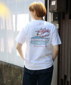 BEAMS JAPAN BEAMS JAPAN / 別注 富士山 Tシャツ ビームス ジャパン トップス カットソー・Tシャツ ホワイト【送料無料】