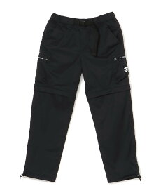 A BATHING APE SIDE POCKET DETACHABLE RELAXED FIT PANTS M ア ベイシング エイプ パンツ その他のパンツ ベージュ ブラック【送料無料】