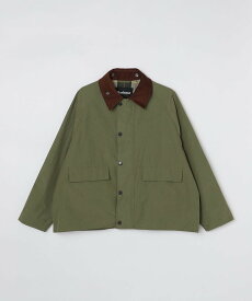 SHIPS 【SHIPS別注】BARBOUR: コットン/ナイロン TRANSPORT/トランスポートジャケット シップス ジャケット・アウター ブルゾン・ジャンパー グリーン ブラック【送料無料】