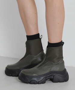AVIREX scXtFRONT ZIP BOOTS/tgWbvu[c ABbNX V[YEC u[c O[ ubNyz
