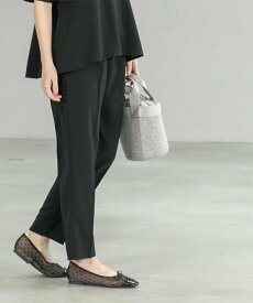 【SALE／39%OFF】OPAQUE.CLIP 《6色展開/丈が選べる》美脚イージーテーパードパンツ/セットアップ対応【ストレッチ/洗濯機洗い可/防シワ】 オペークドットクリップ パンツ その他のパンツ ベージュ グリーン ブラック ブラウン ブルー
