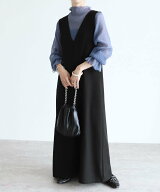 reca 紐リボン付きジャンパースカート!(hi287832) reca レカ ワンピース・ドレス ジャンパースカート ブ…