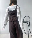 ☆『2点セット』『セットアイテム』ビスチェ&ワイドパンツ セット