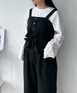 ☆『2点セット』『セットアイテム』ビスチェ&ワイドパンツ セット