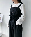 ☆『2点セット』『セットアイテム』ビスチェ&ワイドパンツ セット