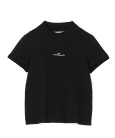 Maison Margiela ディストーテッド ロゴ Tシャツ メゾンマルジェラ トップス カットソー・Tシャツ ブラック ホワイト【送料無料】