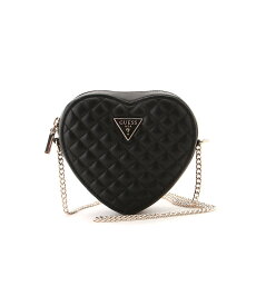 GUESS (W)RIANEE Quilt Heart Bag ゲス バッグ ショルダーバッグ ブラック ピンク レッド【送料無料】