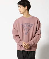 楽天市場】GUESS ゲス（カラーピンク）（スウェット・トレーナー 
