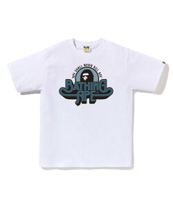 A BATHING APE GENUINE GARMENT LOGO TEE �A �x�C�V���O �G�C�v �g�b�v�X �J�b�g�\�[�ET�V���c �u���b�N �z���C�g�y���������z