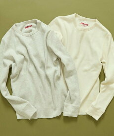 Freada サーマルトップス "Plain" 25AW フリークスストア トップス カットソー・Tシャツ グレー ホワイト【送料無料】