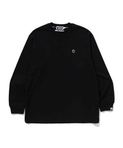 A BATHING APE ONE POINT RELAXED FIT LS TEE A xCVO GCv gbvX Jbg\[ETVc zCg O[ CG[ ubNyz