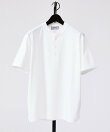 【SMART CLOSET】シルケット天竺 キーヘンリーネック Tシャツ / 接