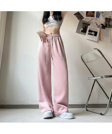 【SALE／30%OFF】miniministore スウェットパンツ イージーパンツ 韓国 ミニミニストア パンツ その他のパンツ グレー ブラック ピンク ネイビー ホワイト ブラウン