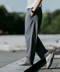 UNITED ARROWS green label relaxing DotAir オルマイ イージー ワイド パンツ ユナイテッドアローズ グリーンレーベルリラクシング パンツ その他のパンツ ブラウン ブラック グレー【送料無料】