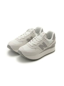emmi �yNew Balance�zWL574Z �G�~ �V���[�Y�E�C �X�j�[�J�[ �z���C�g�y���������z