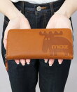 モズ 財布 レディース 長財布 ウォレット 本革 リアルレザー シンプル moz