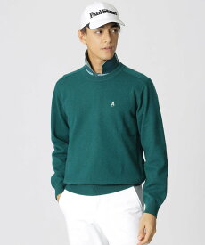 【SALE／50%OFF】Paul Stuart 【GOLF】ストレッチカシミヤクルーネックセーター ポール・スチュアート トップス ニット パープル グリーン ホワイト ブラック【送料無料】