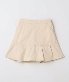 【SALE／80%OFF】UNITED ARROWS green label relaxing TJ 裾タック スカート TWL / キッズ 140cm-160cm ユナイテッドアローズ アウトレット スカート ミニスカート ベージュ