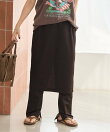 TWモクロディ スカート レイヤード パンツ