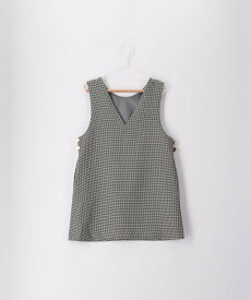 【SALE／44%OFF】ROPE' PICNIC 【KIDS】2WAY/ウーリッシュフラノジャンパースカート ロペピクニック ワンピース・ドレス ジャンパースカート グレー ブラウン