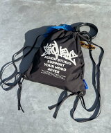 B ONE SOUL 2 FACE STRING KNAPSACK ナバル バッグ その他のバッグ ブラック ホワイト ベージュ