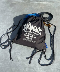 B ONE SOUL 2 FACE STRING KNAPSACK ナバル バッグ その他のバッグ ブラック ホワイト ベージュ
