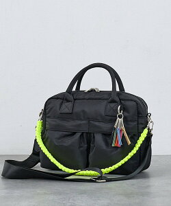 NOMINE �ycheek�zw pocket 3way boston �J���[�R�[�h�n���h�� 3 �m�~�l �o�b�O �{�X�g���o�b�O �J�[�L�O���[�� �u���b�N �x�[�W���y���������z