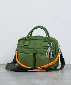 NOMINE �ycheek�zw pocket 3way boston �J���[�R�[�h�n���h�� 3 �m�~�l �o�b�O �{�X�g���o�b�O �J�[�L�O���[�� �u���b�N �x�[�W���y���������z