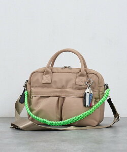 NOMINE �ycheek�zw pocket 3way boston �J���[�R�[�h�n���h�� 3 �m�~�l �o�b�O �{�X�g���o�b�O �J�[�L�O���[�� �u���b�N �x�[�W���y���������z