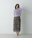 「STEVELOUR」アルパカ混フラワースリーブガーデ