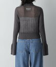 「STEVELOUR」アルパカ混フラワースリーブガーデ