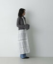 「STEVELOUR」アルパカ混フラワースリーブガーデ