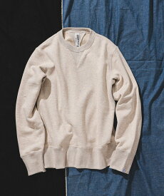 BEAMS PLUS 【BEAMSの百名品】LOOPWHEELER * BEAMS PLUS / 別注 Athletic Crew Neck Sweat ビームス メン トップス スウェット・トレーナー ホワイト グレー ネイビー【送料無料】